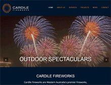 Tablet Screenshot of cardilefireworks.com.au